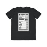 We Move New York Nutrition Facts Tee