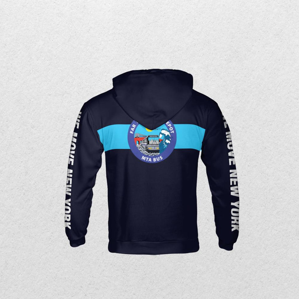Far Rockaway Depot Full Zip Hoodie